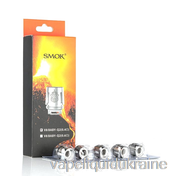 Vape Ukraine SMOK TFV8 Baby Replacement Coils 0.6ohm V8 Baby-Q2 Dual Core